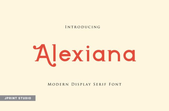 Alexiana: A Vintage Serif Font That Commands Attention