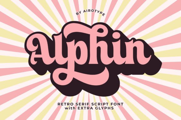Alphin: A Vintage-Elegant Script Font for Digital Branding