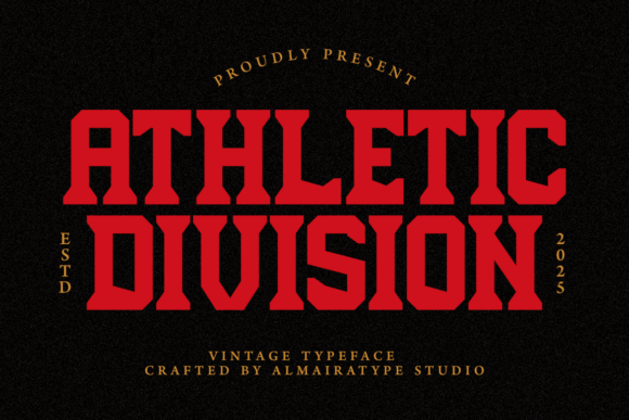 Athletic Division: A Vintage Slab Serif That Anchors Real Branding