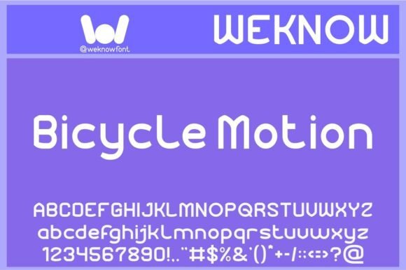 Bicycle Motion: A Font That Elevates Your Brand