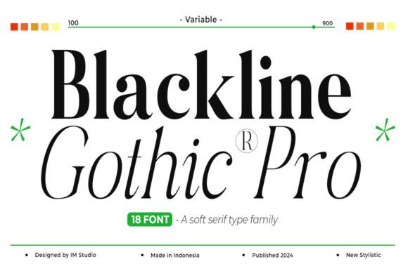 Blackline Gothic: A Serif Font That Makes Your Brand Feel Instantly Polished