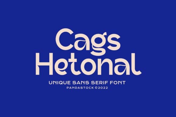 Cags Hetonal: A Sans Serif Font That Feels Like Home