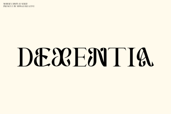 Dexentia: A Refined Serif Font for Handmade Brands