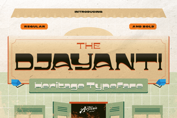 Djayanti: A Slab Serif Font That Gives Your Brand Instant Character