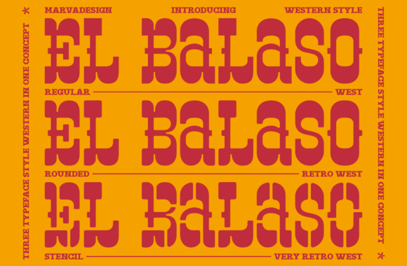 El Balaso: A Rugged Serif Font for Handmade Brands