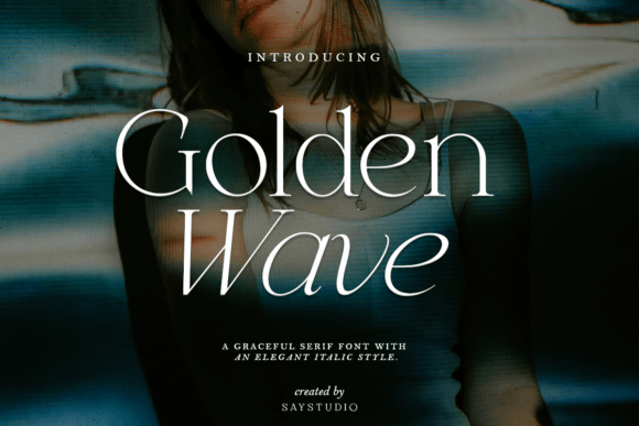 Golden Wave: A Serif Font for Elegant Editorial Design