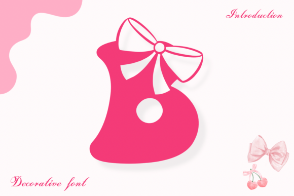 Groovy Cute Bow: A Decorative Font That Feels Like a Smile