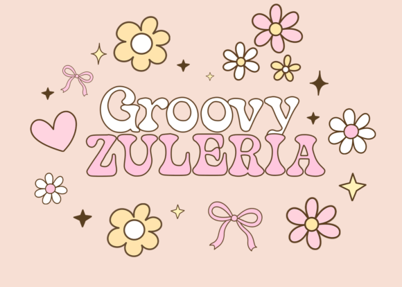 Groovy Zuleria: A Bold Retro Display Font for Expressive Branding