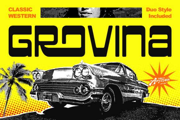 Grovina: The Bold Sans Serif Font That Elevates Your Digital Brand