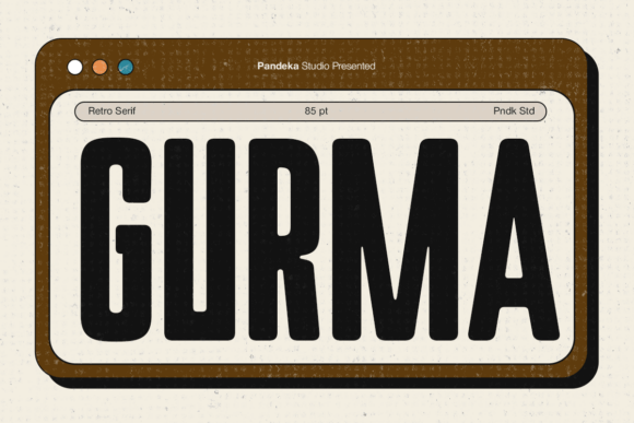Gurma: A Font That Speaks with Clarity and Character