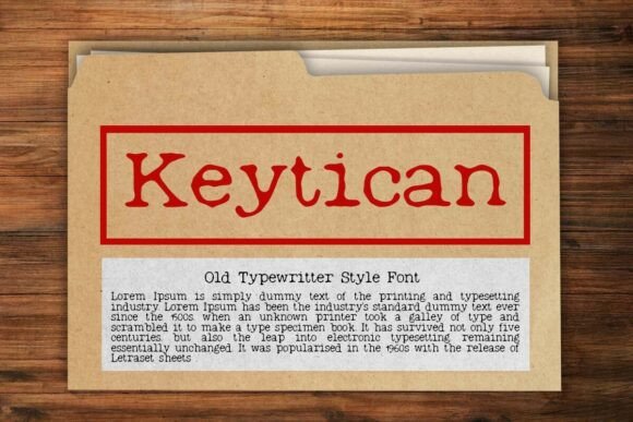 Keytican: A Serif Font That Builds Nostalgic Trust in Digital Campaigns