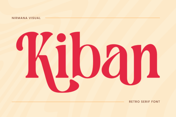 Kiban: A Serif Typeface That Commands Attention