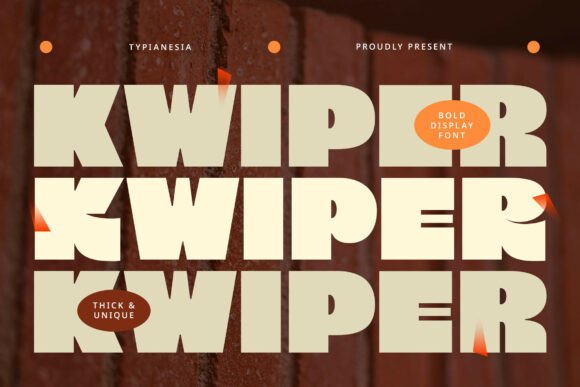 Kwiper: A Bold Sans Serif for Making a Statement
