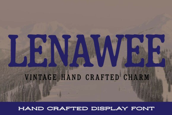 Lenawee: A Distressed Serif with Quiet Editorial Confidence