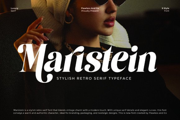 Maristein: A Serif Font for Crafting with Character
