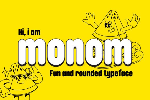 Monom: A Playful, Polished Sans Serif Font for Small Business Branding