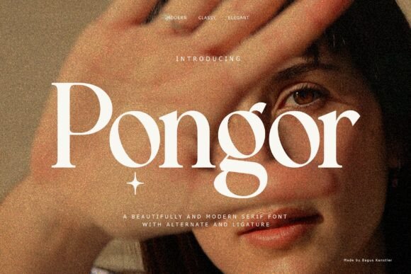 Pongor: A Serif Font That Commands Attention