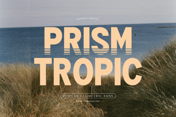 Prism Tropic: A Bold Sans Serif Font for Handmade Brands
