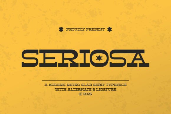 Seriosa: A Slab Serif That Anchors Editorial Calm