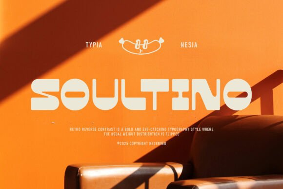 Soultino: A Retro Bold Sans Serif That Elevates Real Business Branding