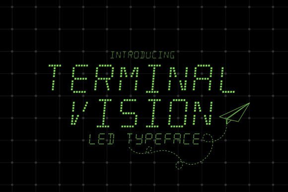 Terminal Vision: A Bold, Readable Display Font for Digital Brands