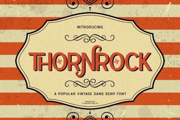 Thornrock: A Sans Serif Font That Makes Your Brand Feel Real