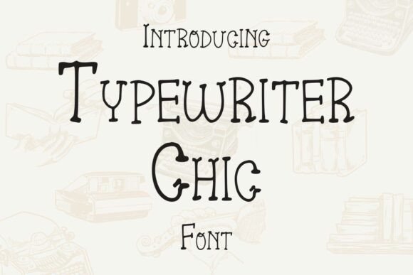 Typewriter Chic: A Thoughtful Display Font for Editorial Warmth