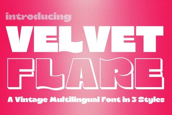 Velvet Flare: A Vintage-Inspired Sans Serif That Elevates Real Business Branding