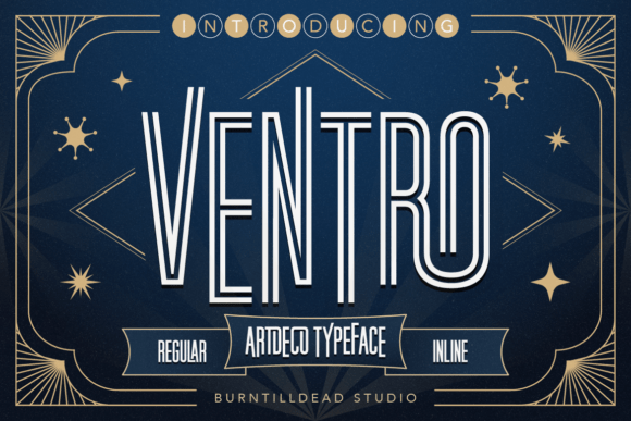 Ventro: A Luxe Art Deco Sans Serif for Campaign Headlines