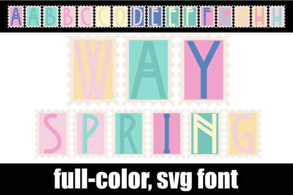 Way Spring: A Playful, Full-Color Font for Brand Moments That Pop