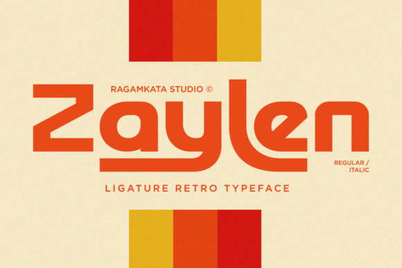 Zaylen: A Bold, Retro-Inspired Sans Serif Font for Real Business Branding
